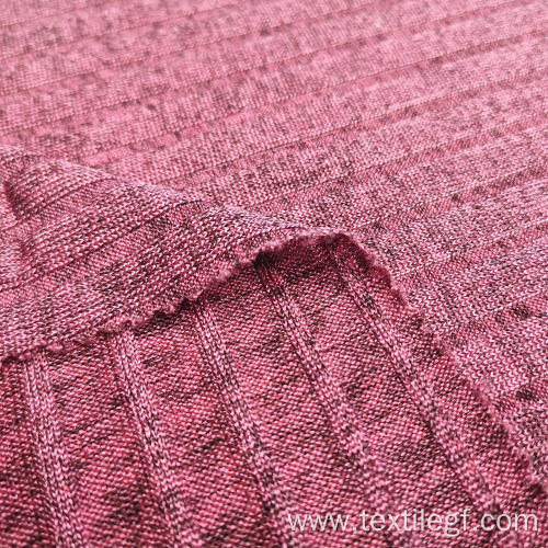 Polyester Rib Knitting Fabric